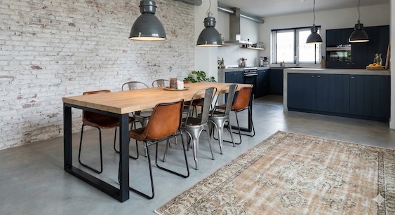 Industrieel interieur